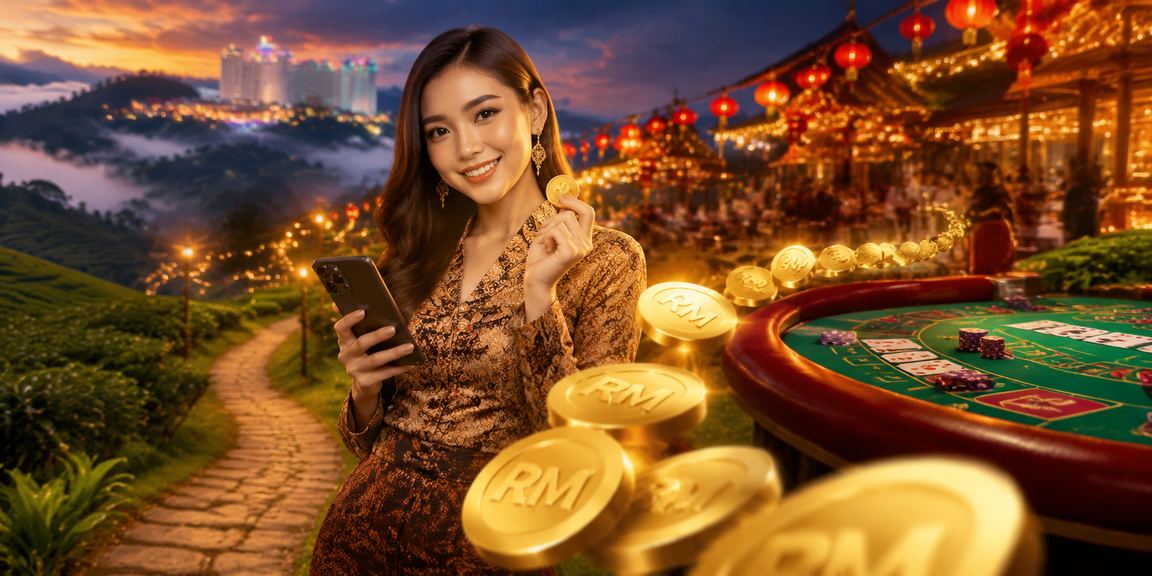 Pemain Malaysia menikmati permainan baccarat kasino premium di Genting Highlands bersama 4500